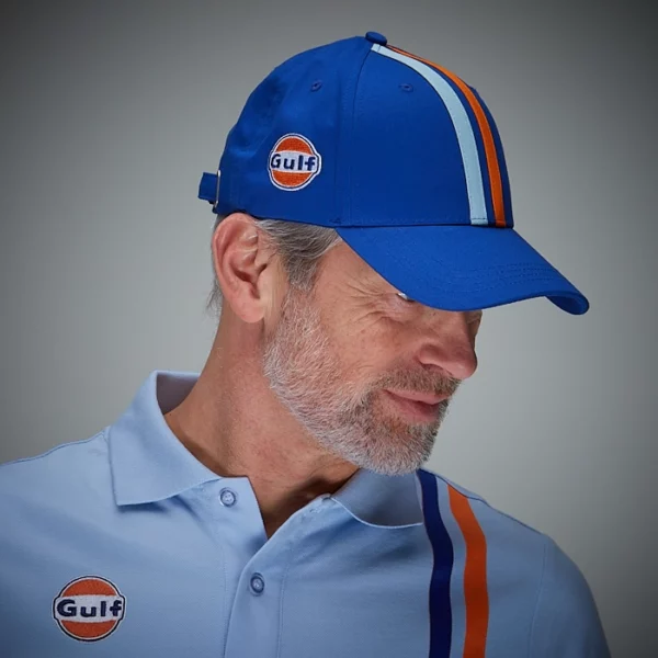 Gulf Stripe Cap - Blue