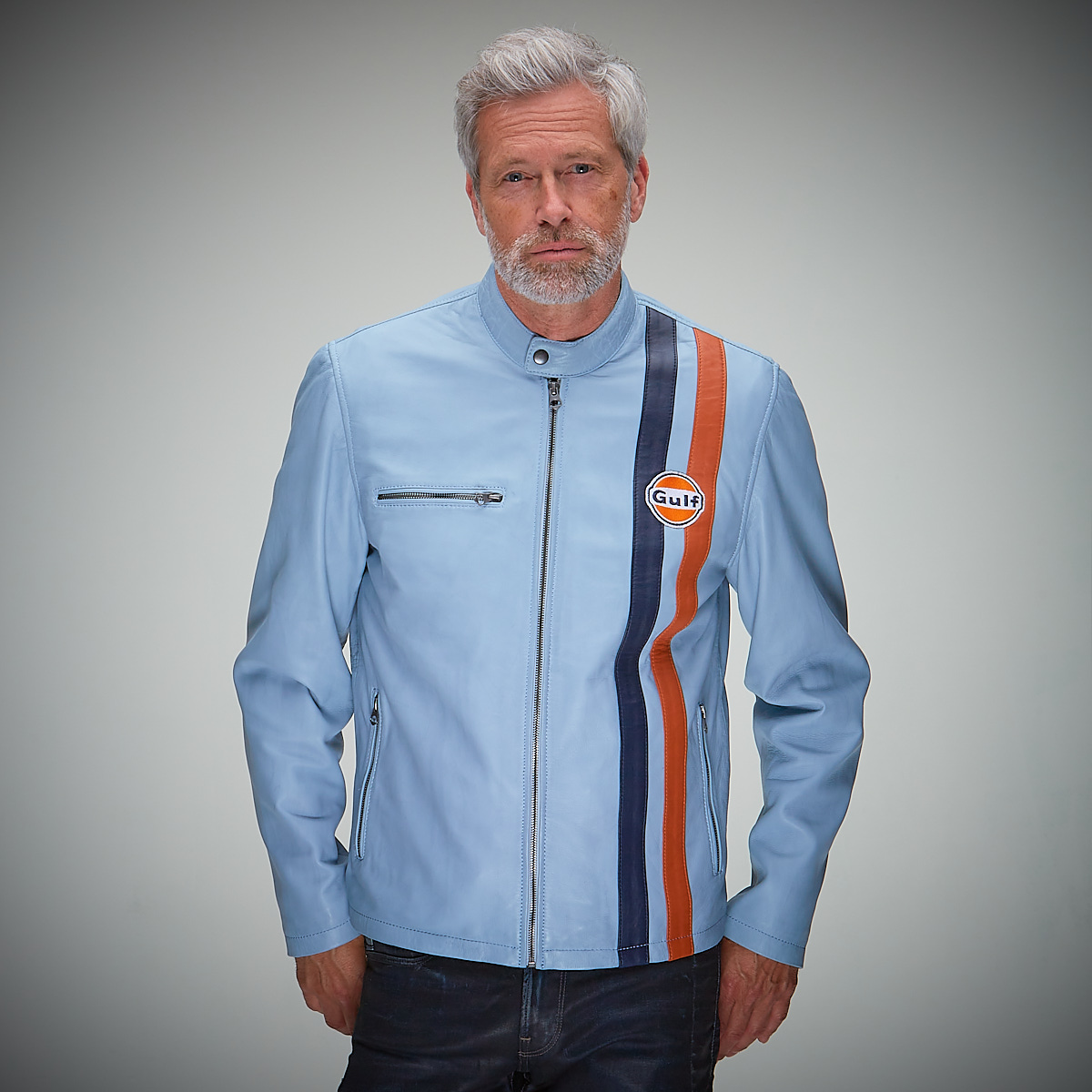 Gulf Roadmaster Cotton Jacket-Sky